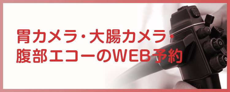 胃カメラ・大腸カメラ・腹部エコーのWEB予約
