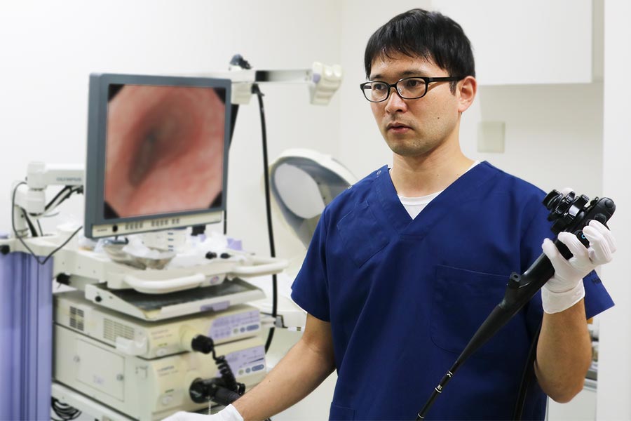 院長　鈴木 博久　内視鏡の様子