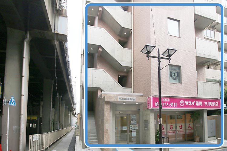 Wakoukai Bldgはこちらです。